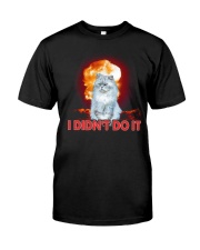 CAT AND THE EXPLOSION Classic T-Shirt front