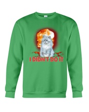 CAT AND THE EXPLOSION Crewneck Sweatshirt thumbnail