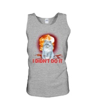 CAT AND THE EXPLOSION Unisex Tank thumbnail