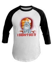 CAT AND THE EXPLOSION Baseball Tee thumbnail