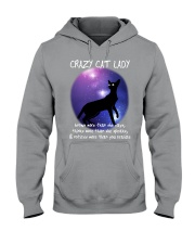 CRAZY CAT LADY Hooded Sweatshirt front