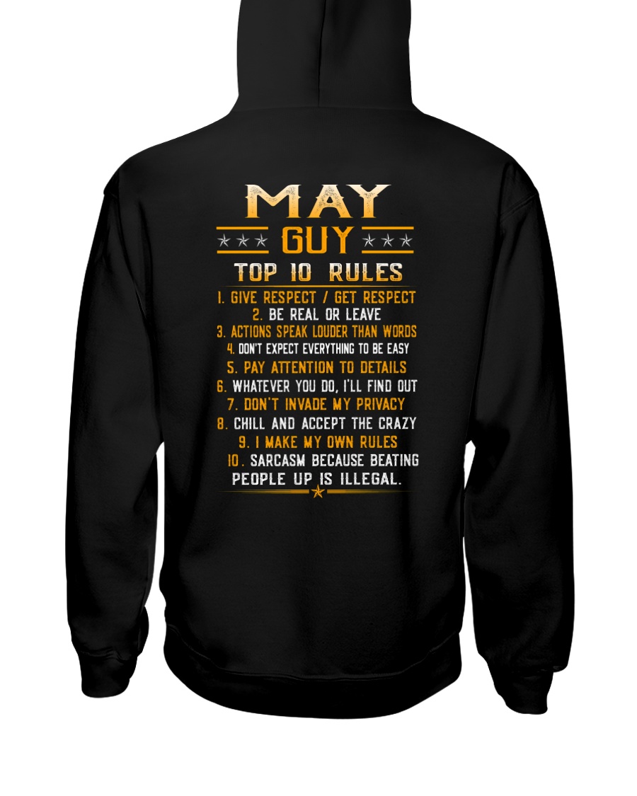 US-GUY RULES-5 Hooded Sweatshirt