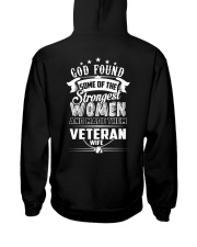 VETERAN WIFE Hooded Sweatshirt back