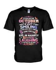MONTH-GIRL-10 V-Neck T-Shirt thumbnail