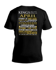 US-ROYAL-BORN-KING-4 V-Neck T-Shirt thumbnail
