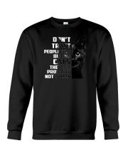 DON'T TRUST PEOPLE DISLIKE CAT Crewneck Sweatshirt tile