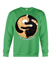 BLACK-YELLOW CAT Crewneck Sweatshirt thumbnail