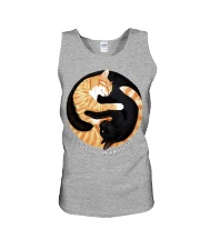 BLACK-YELLOW CAT Unisex Tank thumbnail