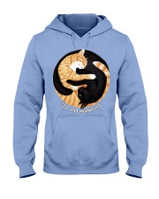 BLACK-YELLOW CAT Hooded Sweatshirt thumbnail