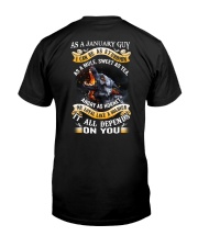 GUY-BORN-AS-1 Classic T-Shirt back