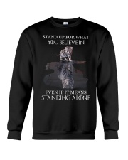 STAND UP FOR WHAT YOU BELIEVE IN - CAT Crewneck Sweatshirt thumbnail