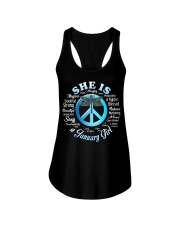 PEACE GIRL-1 Ladies Flowy Tank thumbnail