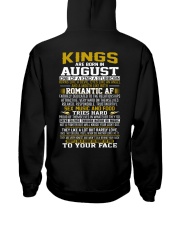 KING BORN IN-AUGUST Hooded Sweatshirt back
