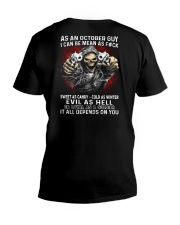 MEAN GUY-10 V-Neck T-Shirt thumbnail