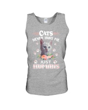 CATS NEVER HURT ME Unisex Tank thumbnail