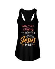 JESUS-TRY ME Ladies Flowy Tank thumbnail