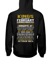 KING BORN IN-FEBRUARY Hooded Sweatshirt back
