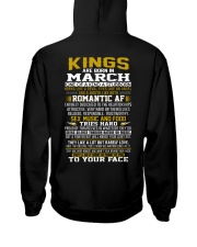 KING BORN IN-MARCH Hooded Sweatshirt back