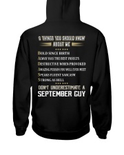 NEVER GUY-9 Hooded Sweatshirt back