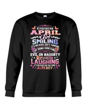 MONTH-GIRL-4 Crewneck Sweatshirt thumbnail