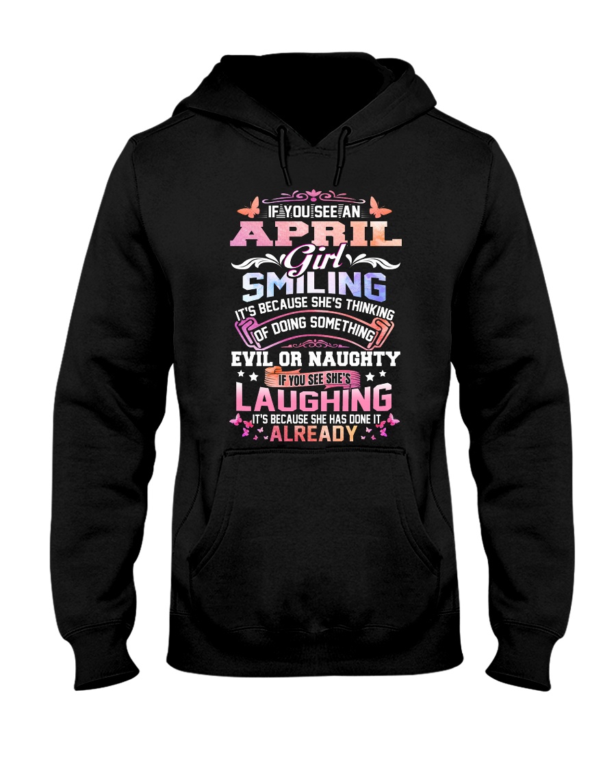 MONTH-GIRL-4 Hooded Sweatshirt