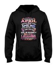 MONTH-GIRL-4 Hooded Sweatshirt front
