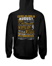LEGENDS BORN-GUY-8 Hooded Sweatshirt back