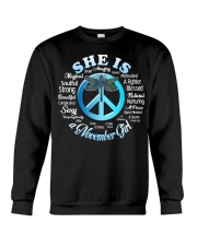PEACE GIRL-11 Crewneck Sweatshirt thumbnail
