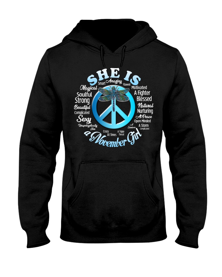 PEACE GIRL-11 Hooded Sweatshirt