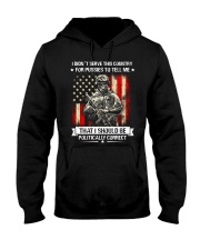 VET-I DIDN'T SERVE Hooded Sweatshirt front