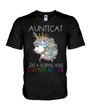 AUNTICAT V-Neck T-Shirt thumbnail