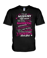 MAD WOMAN-8 V-Neck T-Shirt thumbnail