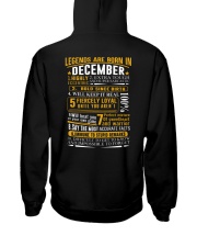 LEGENDS BORN-GUY-12 Hooded Sweatshirt back