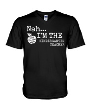 Kindergarten Teacher V-Neck T-Shirt tile