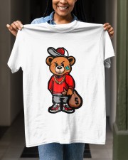Gangsta Bear gold chain money bag Classic T-Shirt apparel-classic-tshirt-lifestyle-front-129