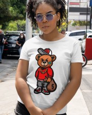 Gangsta Bear gold chain money bag Classic T-Shirt apparel-classic-tshirt-lifestyle-front-236