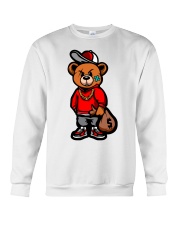 Gangsta Bear gold chain money bag Crewneck Sweatshirt tile