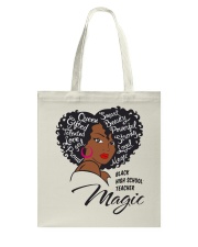 High school - dark Tote Bag tile