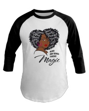 High school - dark Baseball Tee tile