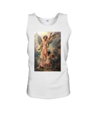 Black little angle Unisex Tank tile