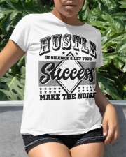 Hustle In silence Let your success make the noise Classic T-Shirt apparel-classic-tshirt-lifestyle-front-234