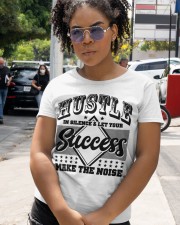 Hustle In silence Let your success make the noise Classic T-Shirt apparel-classic-tshirt-lifestyle-front-236