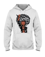 I am happy not nappy Hooded Sweatshirt tile