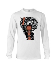 I am happy not nappy Long Sleeve Tee tile