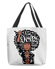 I am happy not nappy All-Over Tote tile