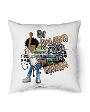 My Melanin Game Is Strong Indoor Pillow tile