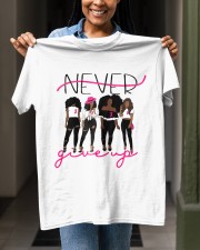 Never Give Up Classic T-Shirt apparel-classic-tshirt-lifestyle-front-129