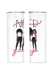 Never Give Up Glitter Tumbler tile