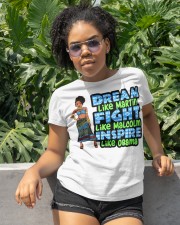 Dream like Martin fight like Malcom Black History Month Classic T-Shirt apparel-classic-tshirt-lifestyle-front-233
