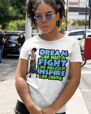 Dream like Martin fight like Malcom Black History Month Classic T-Shirt apparel-classic-tshirt-lifestyle-front-236